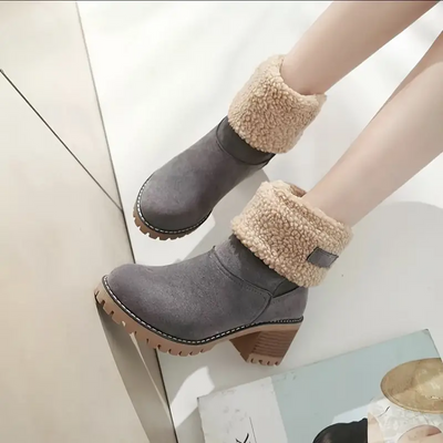 Winter Mid Heel Boots