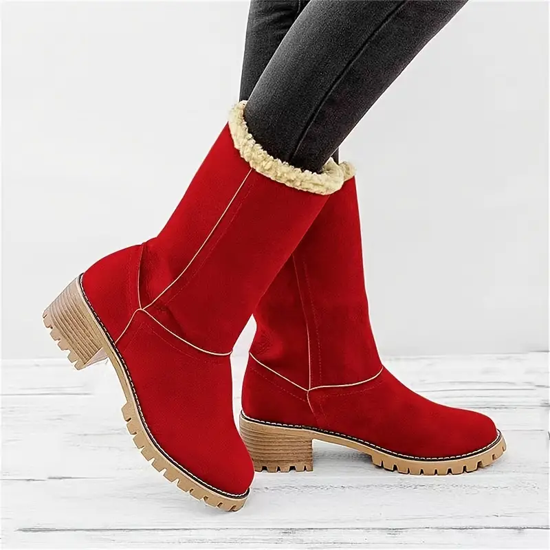 Winter Mid Heel Boots