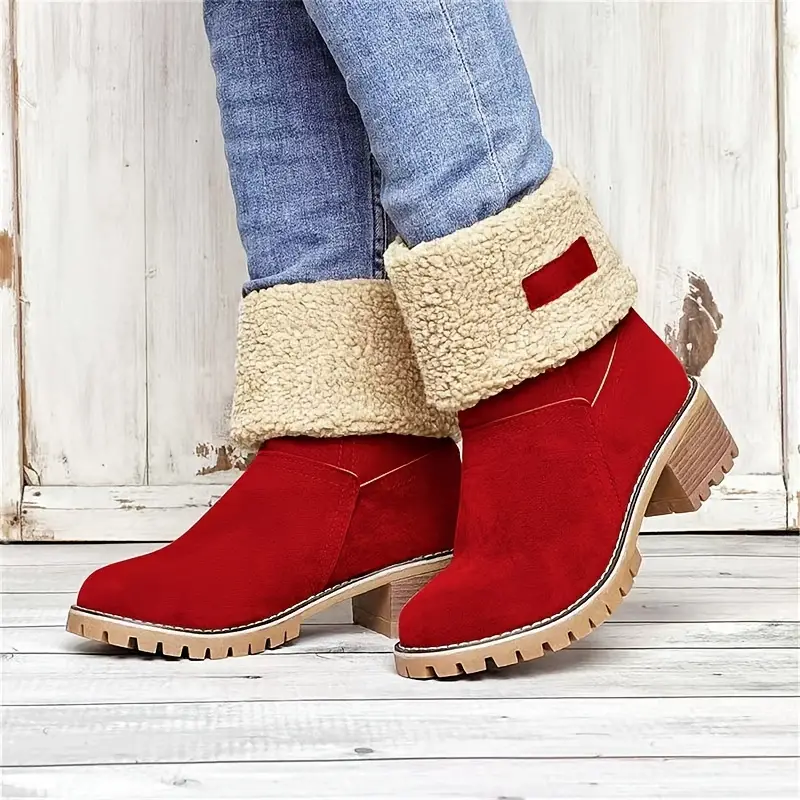 Winter Mid Heel Boots