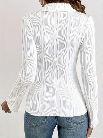 Meddelin Pleat Cotton Shirt