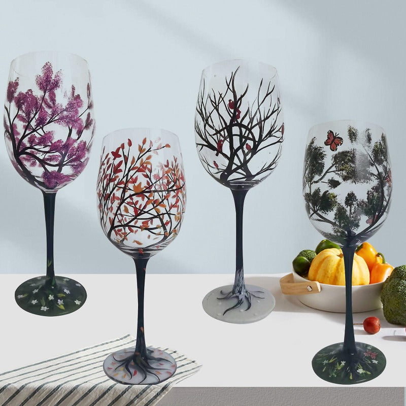 Grandeur Grove 4-Seasons Stemware