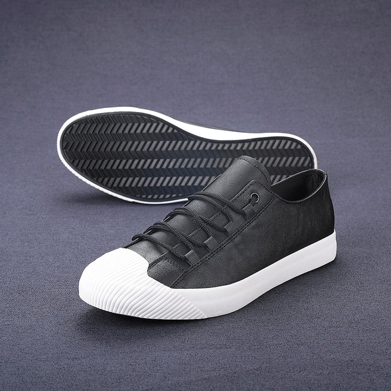 Breezy Feet Korean Leather Sneakers