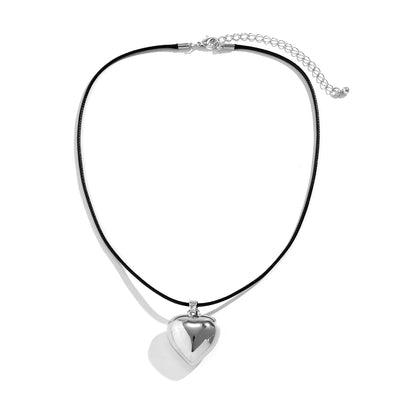 Corded Heart Necklace