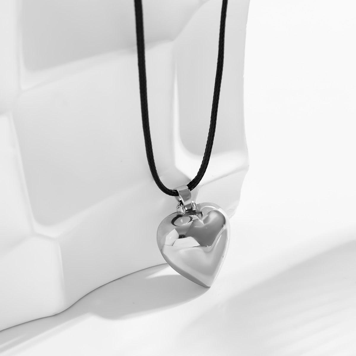 Corded Heart Necklace