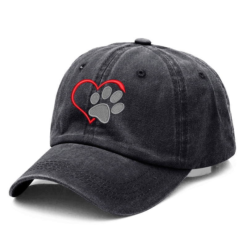 Pawsome Love Baseball Cap